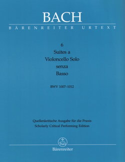 6 Suites a Violoncello BWV 1007-1012, cover