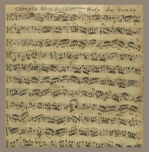 Bach, The Three Gamba Sonatas, BWV 1027-1029