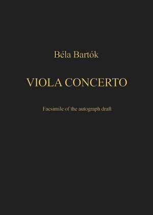 Bartók, Concerto for Viola, cover