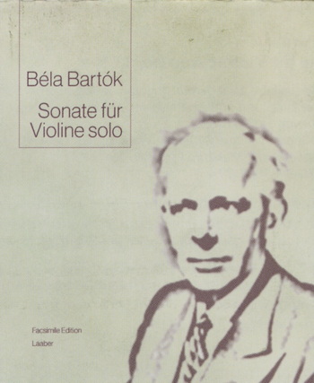Bartók, Sonata for Violin Solo, Sz 117, cover