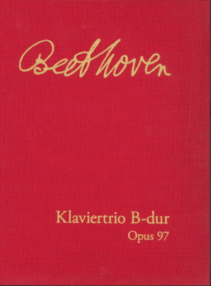 Beethoven, Archduke Trio op.97, cover