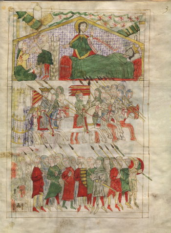 Codex Calixtinus de Salamanca, Charlemagne's dream