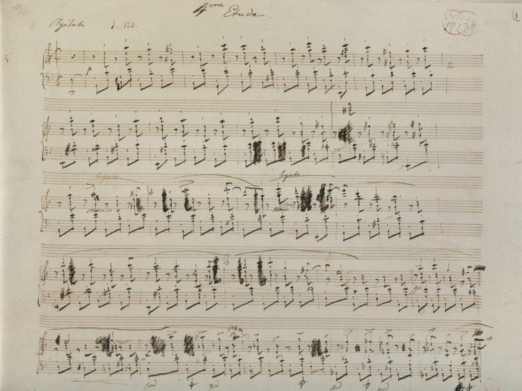 Chopin, Etude A minor Op.25, no.4