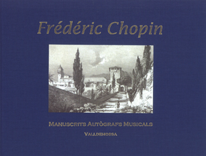 Chopin, Manuscrits autografs musicals, cover
