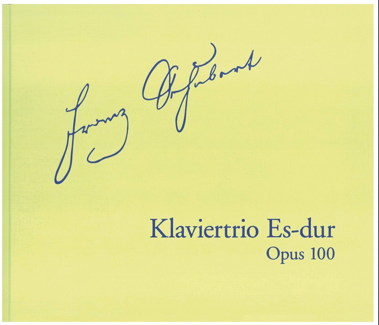 Schubert, Trio in E-flat Major op.100, D 929, cover