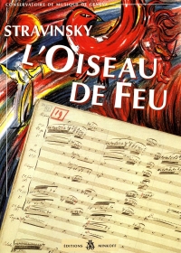Detail, autograph of Stravinsky's L'oiseau de feu (Firebird). Bibliothèque Bodmer, Cologny-Genève (Éditions Minkoff)